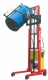 半電動油桶翻轉堆高機-鐵桶/塑膠桶洩料 POTR-03/2400，載重300Kg，揚高2400mm